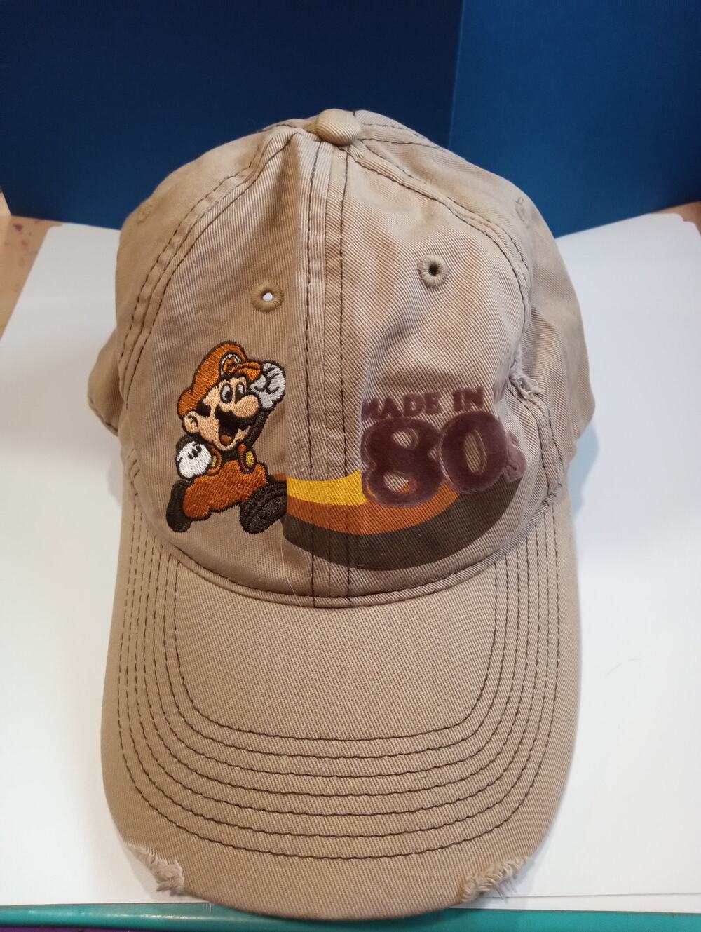 Nintendo Mario Made in the 80's Embroidered Adjustable Hat 0391